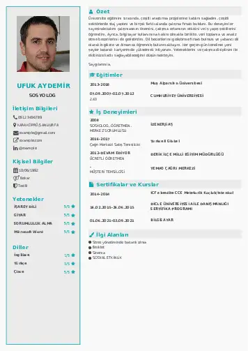 Sosyolog Cv Örnekleri cv indir